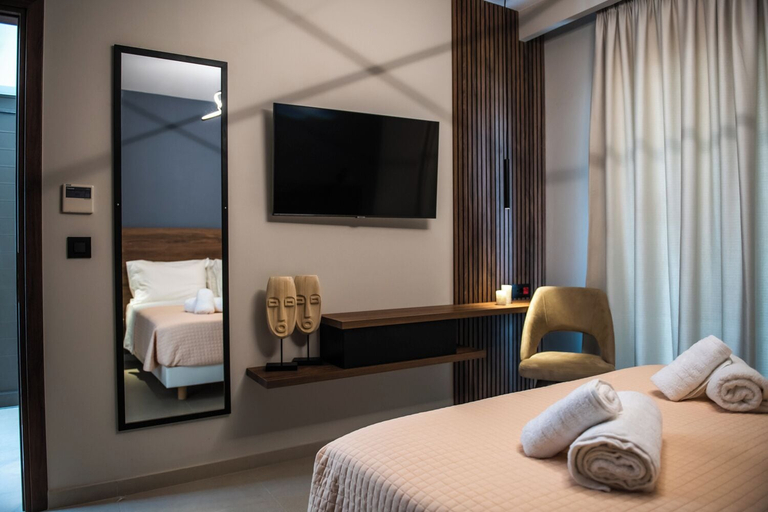 Bedroom, Nestor Luxury Villas, Peloponnese