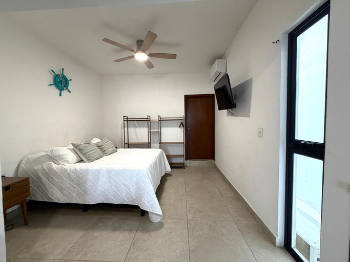 Bedroom 2, Casa DOS21 Boutique Apartments Playa Sur, Mazatlán