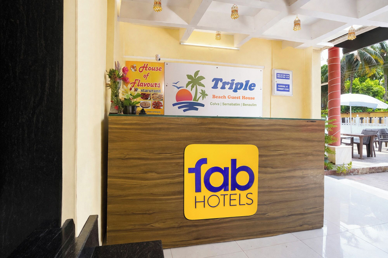 Reception 2, FabHotel Triple Beach House - Nr. Benaulim Beach, North Goa