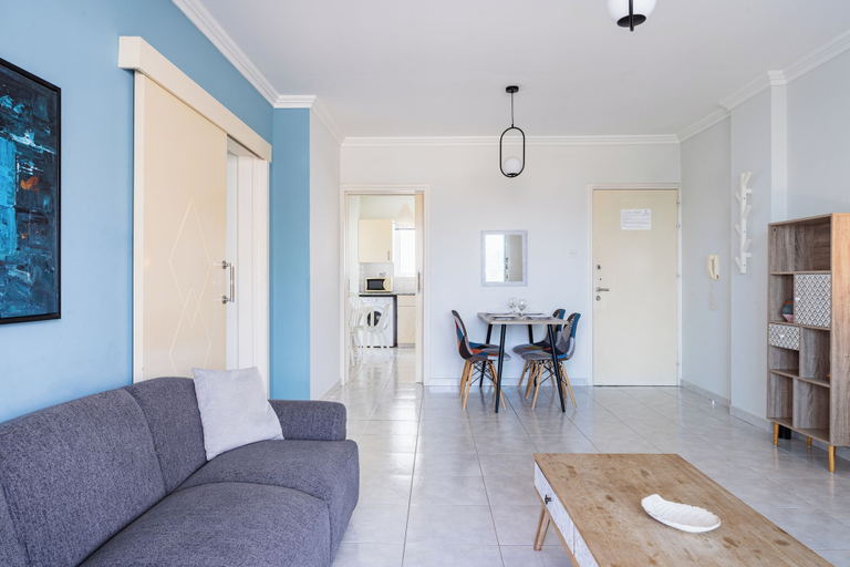 Living area 4, Sweet Retreat 2-BR Apt. in Mackenzie, Larnaca