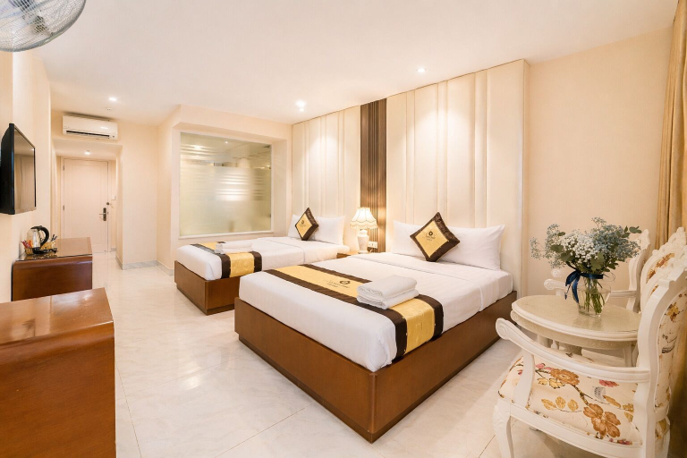 Bedroom 2, Golden Star Hotel, District 1