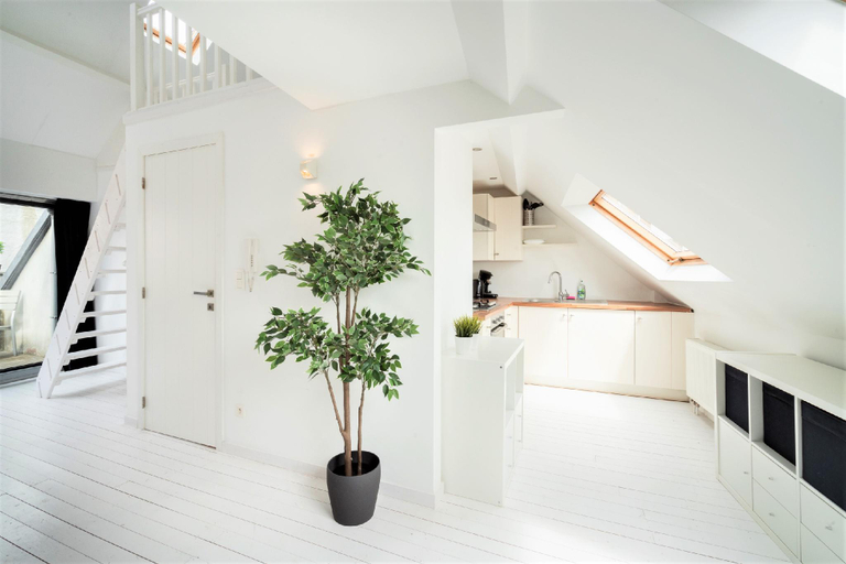 Kitchen 5, Stylish Terrace Apartment in Antwerp, Antwerpen