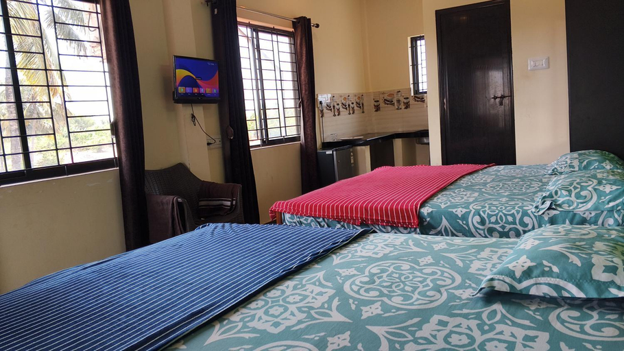 Bedroom 2, Maanyatha Homestay Manipal, Udupi