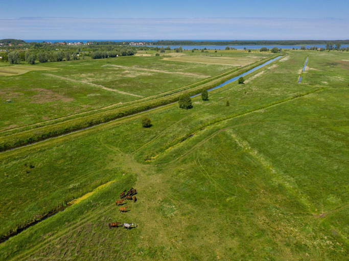Surrounding environment, Brick Cottage near Baltic Sea and Windmill, Gryfice