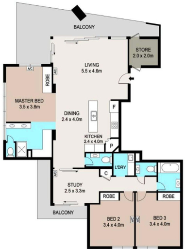 Room 4, Zen Crystal Tide Balcony - Pool - Gym - Seaview, Darwin