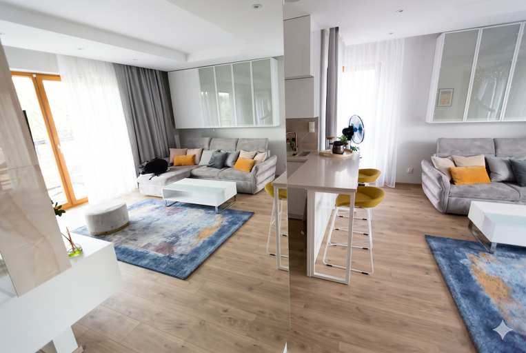 Living area 4, Riverside Premium Apart with Oder Views, Środa Śląska