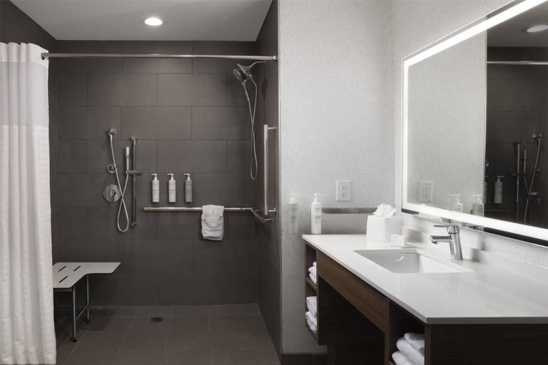 Bathroom, Home2 Suites By Hilton Dallas East, Dallas