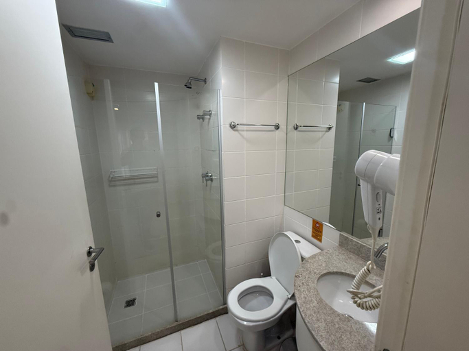 Bathroom, Fusion Hotel - Flat Particular, Brasília