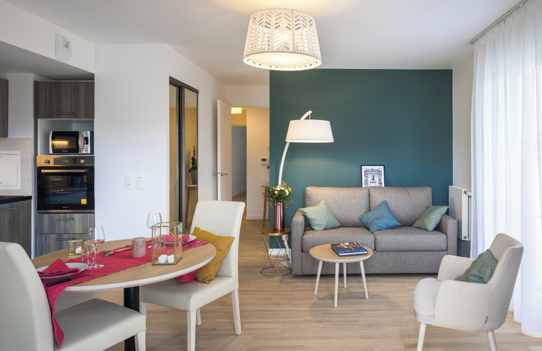 Private kitchen 2, Zenao Appart'hôtels Puteaux, Hauts-de-Seine