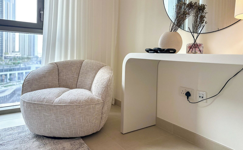 Living area 2, 2BR  Apt in Dubai Creek Grove 3, Dubai