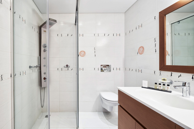 Bathroom 5, Bellevue On The Beach Suites, South Aegean