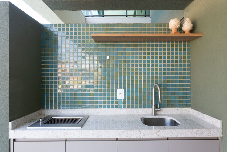 Private kitchen 2, Flat 2 quartos-Beira mar-Carneiros-SH155, Tamandaré