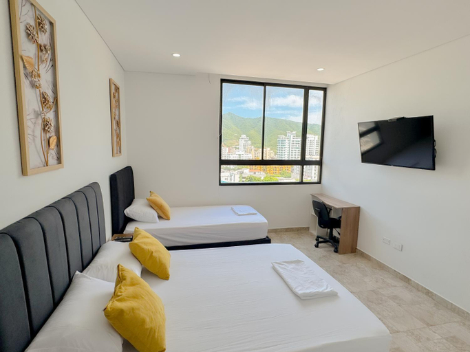 Bedroom, Apartasuites VITA 945 RODADERO - By Bedviajes, Santa Marta (Dist. Esp.)