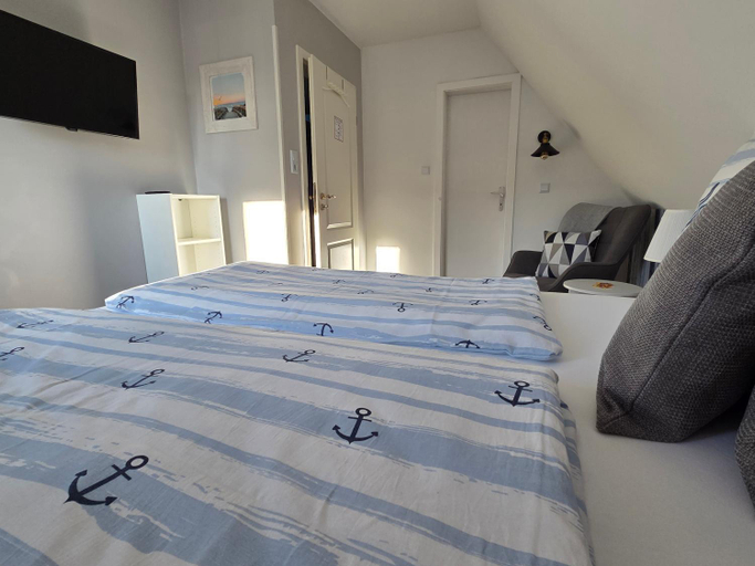Bedroom 2, Pension Zur Brandung, Dithmarschen