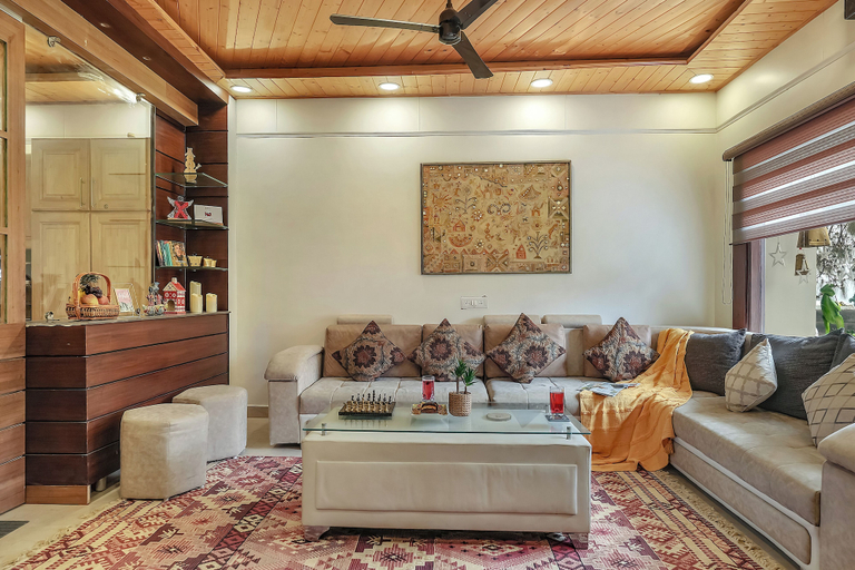 Living area 5, ELIVAAS Aaram Bagh 4 BHK Escape, Solan