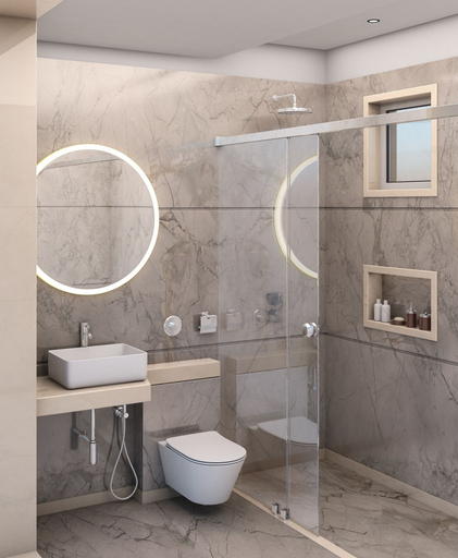 Bathroom 5, Prince Palace And Banquet, Yavatmal