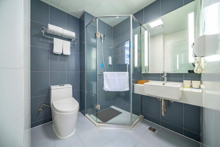 Bathroom 3, Hanting Shanghai Zhoupu Wanda Subway Station Branch, Shanghai