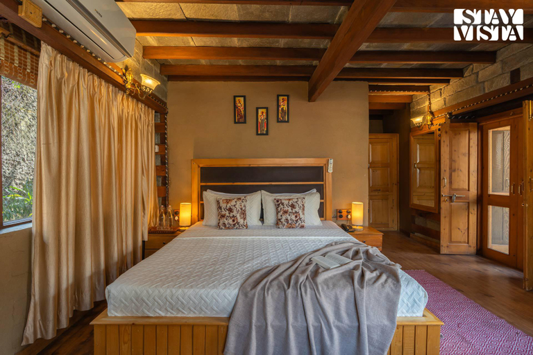 Bedroom 2, StayVista at Rose @ The Manor, Kullu