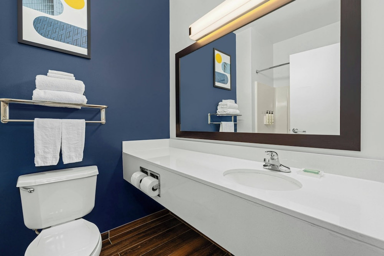 Bathroom 2, Country Inn and Suites By Radisson Manteno, IL, Kankakee