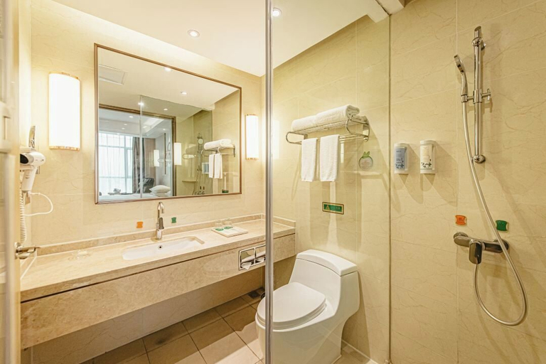 Bathroom, Vienna 3 Good Hotel Huaran Branch, Xiangxi Tujia and Miao