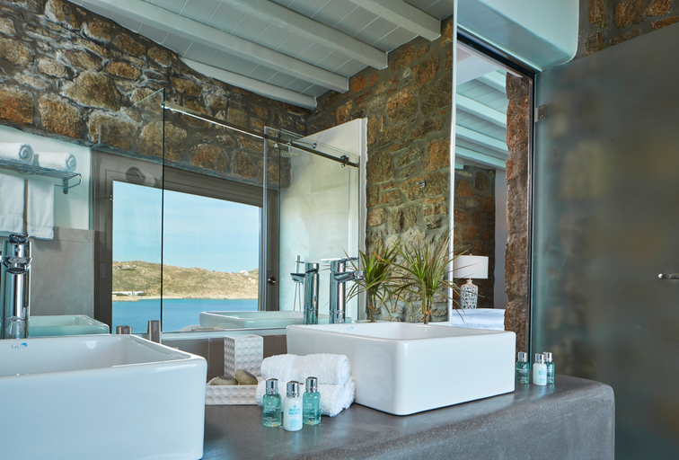 Bathroom, Greco Philia Elia Mykonos, South Aegean