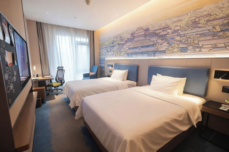 Bedroom 4, Hampton by Hilton Beijing Nan Railway, Beijing