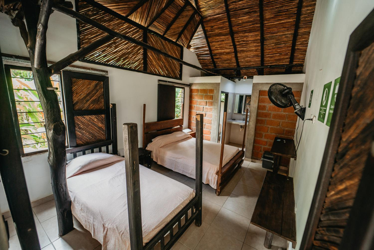 Bedroom 2, Hostal La Media Luna Palomino, Riohacha