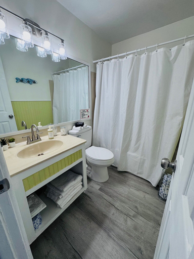 Bathroom, Penguins on the Beach Resorts 8, Brevard