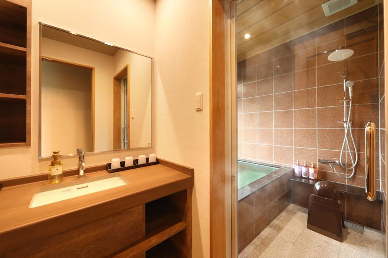 Bathroom 4, Oyama Ryokan Tochinoki Onsen, Minamiaso