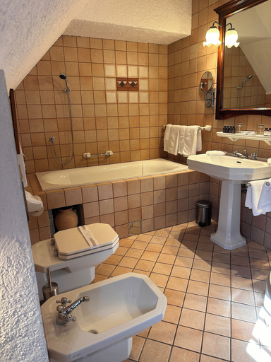 Bathroom 5, Romantik Hotel U raka, Praha 6