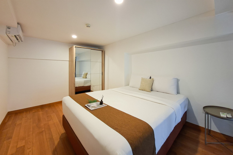 Bedroom 3, Convenient 3BR Loft with Modern Style at Kingland Avenue Apartment By Travelio, Tangerang