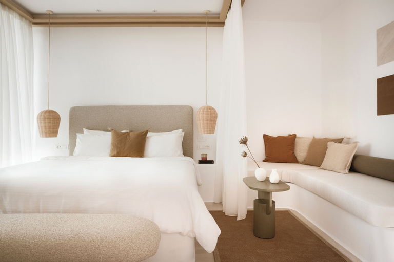 Bedroom 3, Mykonos Flow - Super Paradise, Adults Only by Mr and Mrs White, South Aegean