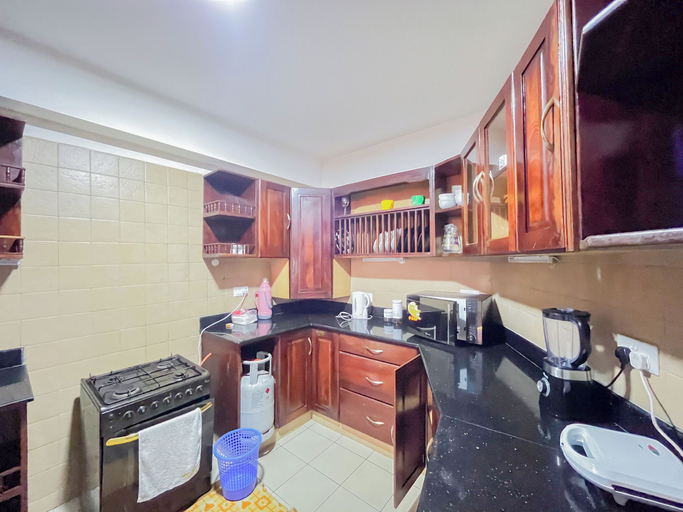 Private kitchen 3, Jujo Beachfront Apartments, Kisauni