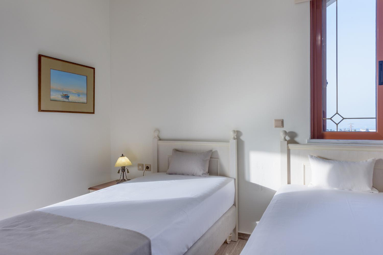 Bedroom 3, Villa Araucaria private pool, Jacuzzi, Seaview, Crete