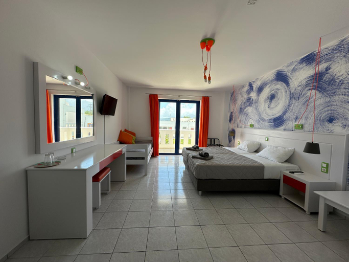 Bedroom 3, Bouradanis Art Hotel, South Aegean
