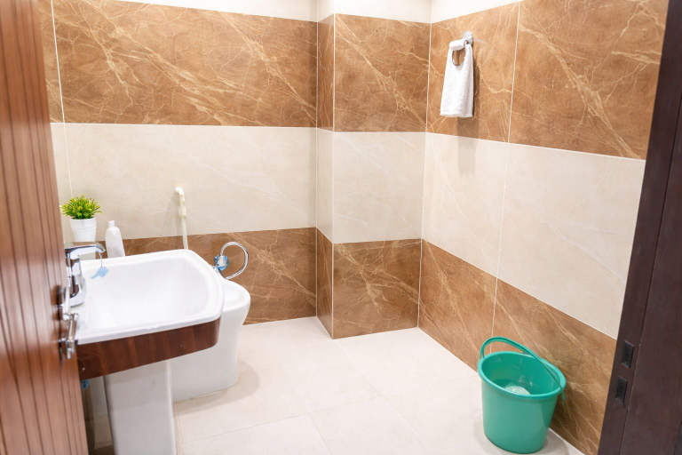 Bathroom 5, Hotel Dixit Residency Vrindavan, Mathura
