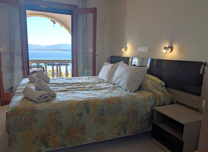 Bedroom 3, Dionysos Apartments, Ionian Islands