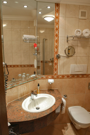 Bathroom 5, Gräfliches Hotel Alte Post, Rottal-Inn