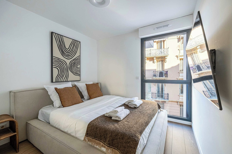 Bedroom 3, Superb Terrace Apartment in Monaco-beausoleil, Alpes-Maritimes