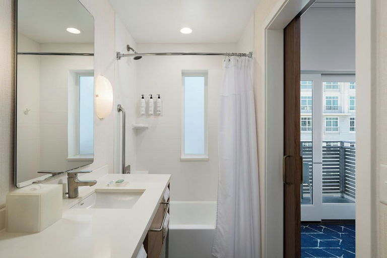 Bathroom 5, SpringHill Suites by Marriott Oceanside Beach, San Diego