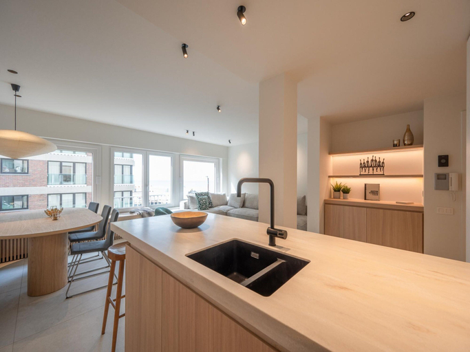 Private kitchen 2, Modern Seaside Escape, West-Vlaanderen