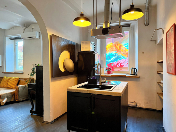 Private kitchen 3, Uzupio2 Old Town Studio, Vilniaus