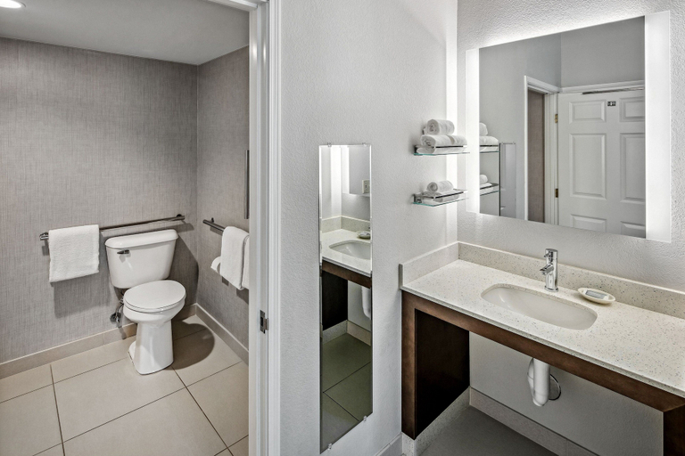 Bathroom 3, Residence Inn By Marriott Anchorage Midtown, Anchorage