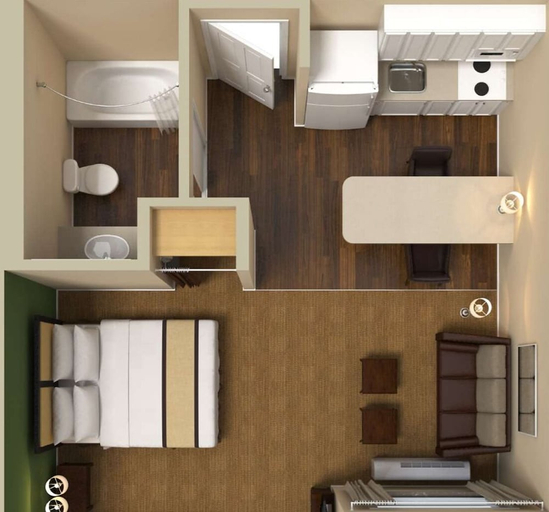 Bathroom 4, Extended Stay America Suites - Charleston - Airport, Charleston