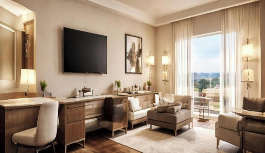Living area 4, Core Living Hotel, Toronto