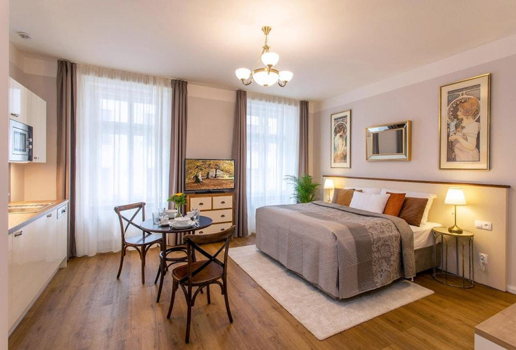 Bedroom 2, SeNo 6 apartments, Praha 1