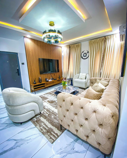 Living area 5, PHI APARTMENT, Eti-Osa