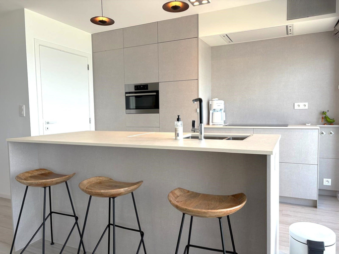 Private kitchen 3, Apartment With sea View in Middelkerke for 6, West-Vlaanderen
