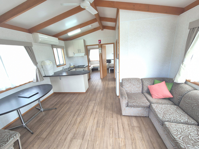 Living area 5, Bonnie Doon Caravan Park, Mansfield
