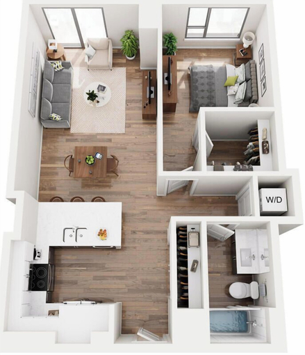 Floor plan 4, The Lakeview Guesthouse, Saint Louis
